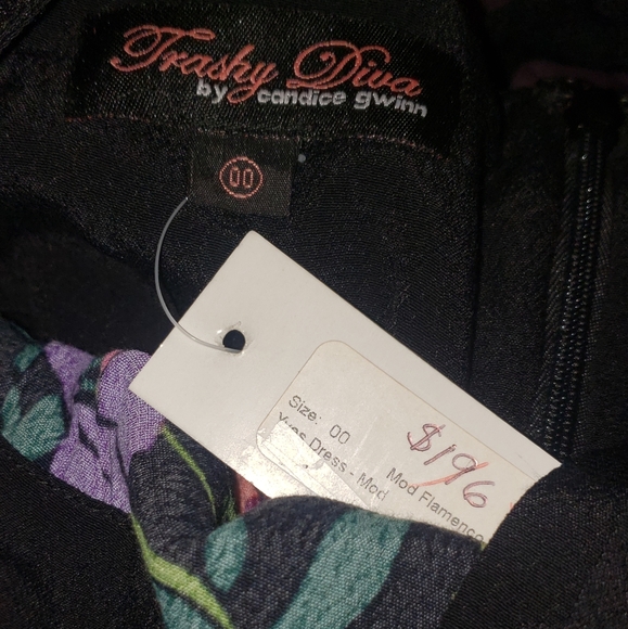 Trashy Diva Yves Dress Mod Flemenco NWT sz 00 - Picture 4 of 5